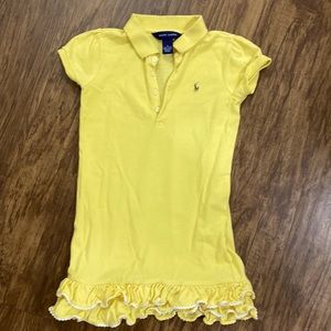 Polo Ralph Lauren Sun Dress 6T Yellow